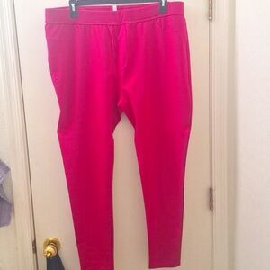 Pink, Jeggings, 2x